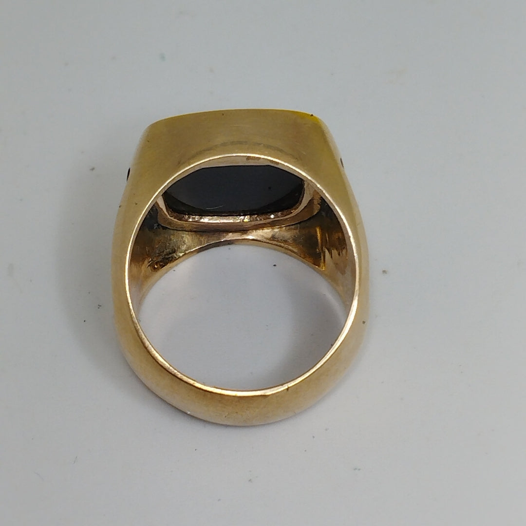 ANILLO CONMEMORATIVO ORO 8 K 16,60 GRMS (SEMINUEVO)