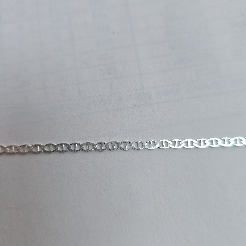 CADENA TEJIDO GUCHI PLATA .925 60 CM 3.7 GR (NUEVO)