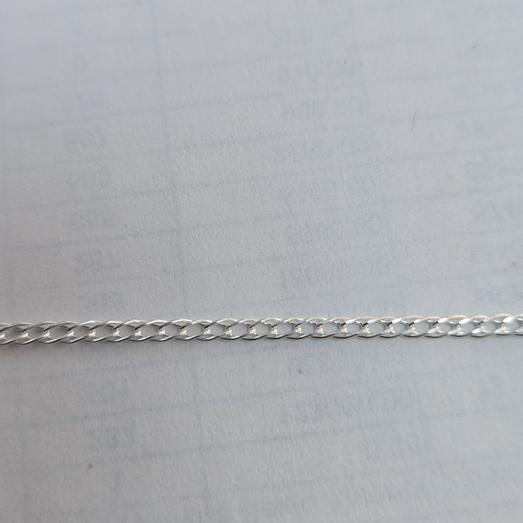CADENA TEJIDO ESLABONES PLATA .925 50 CM 3.5 GR (NUEVO)