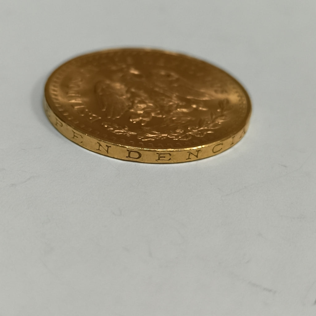 K1 41.6 GRMS 21 K IDENTIFICACIÓN MONEDA NOMINATIVA MONEDAS PESOS 50 PES (SEMINUEVO)