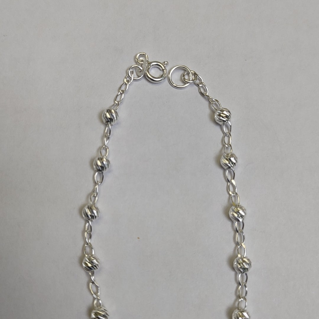 PULSERA TEJIDO TEJIDO ESPECIAL PLATA .925 18 CM 4 GR (NUEVO)