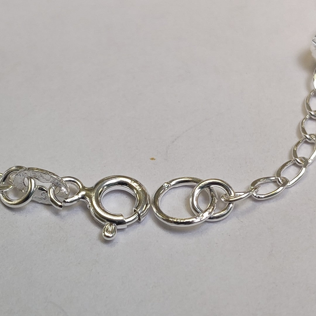 PULSERA TEJIDO ESPECIAL PLATA .925 18 CM 3.1 GR (NUEVO)