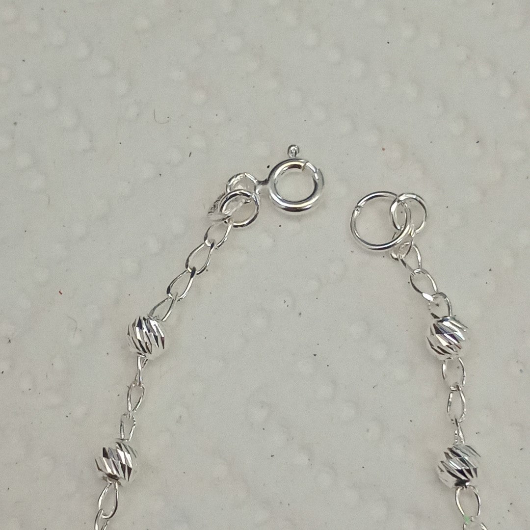 PULSERA TEJIDO TEJIDO ESPECIAL PLATA .925 18 CM 4.1 GR (NUEVO)