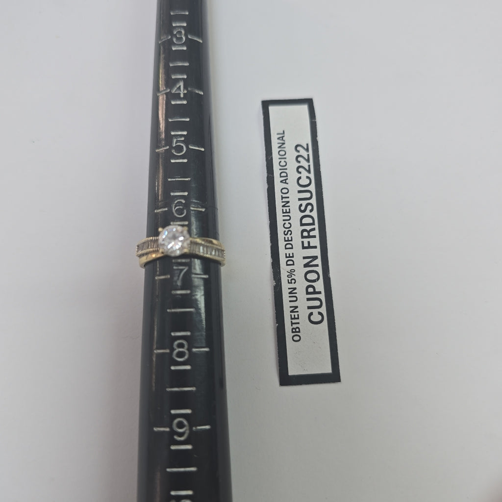 SOLITARIO ORO 10 K 2,90 GRMS (SEMINUEVO)