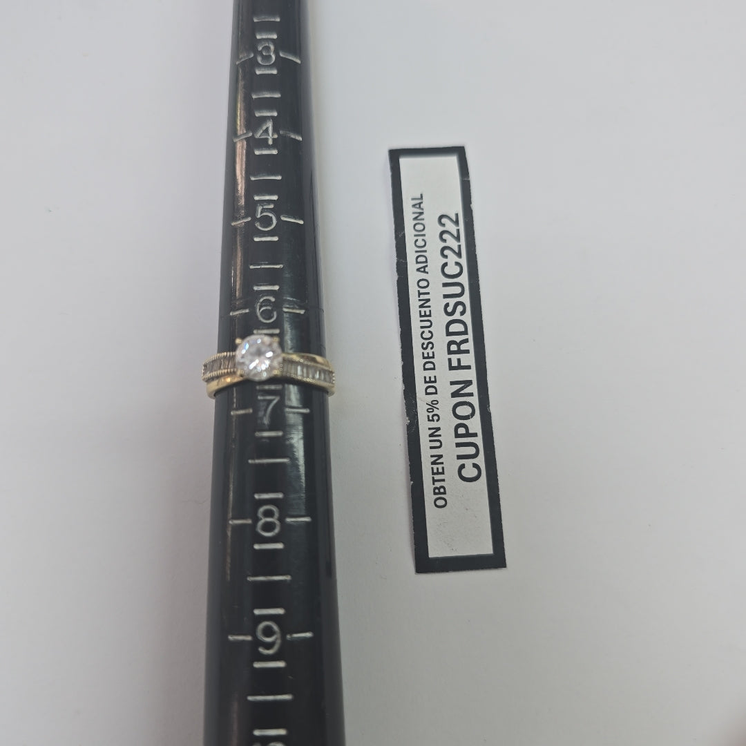 SOLITARIO ORO 10 K 2,90 GRMS (SEMINUEVO)