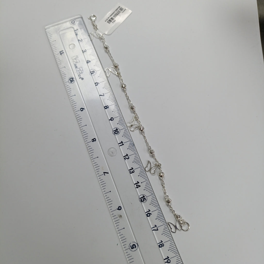 PULSERA TEJIDO ESPECIAL PLATA .925 18 CM 2.8 GR (NUEVO)