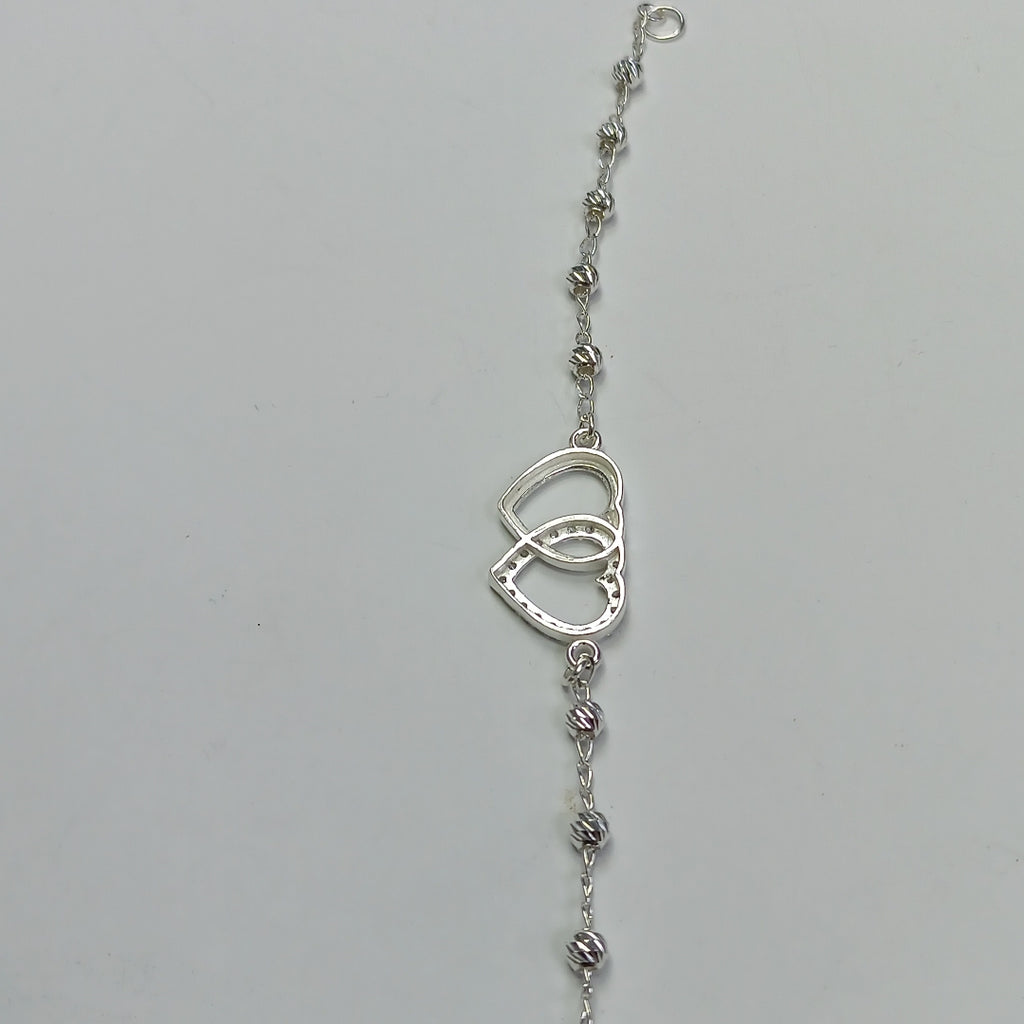 PULSERA TEJIDO TEJIDO ESPECIAL PLATA .925 18 CM 4.1 GR (NUEVO)