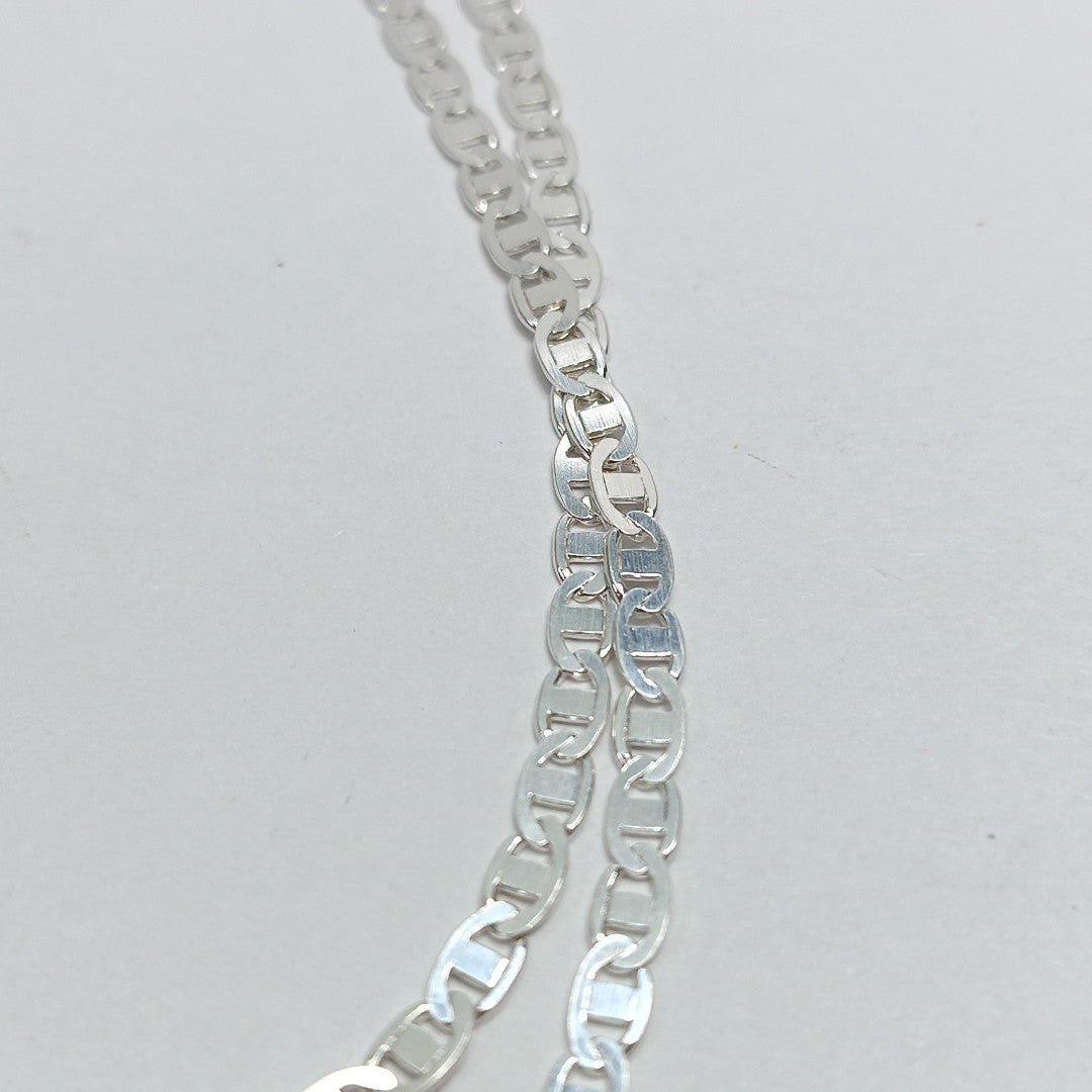 CADENA TEJIDO GUCHI PLATA .925 60 CM 10.1 GR (NUEVO)