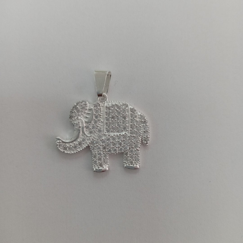 DIJE ELEFANTE C/CIRCONIAS PLATA .925 5.3 GR (NUEVO)