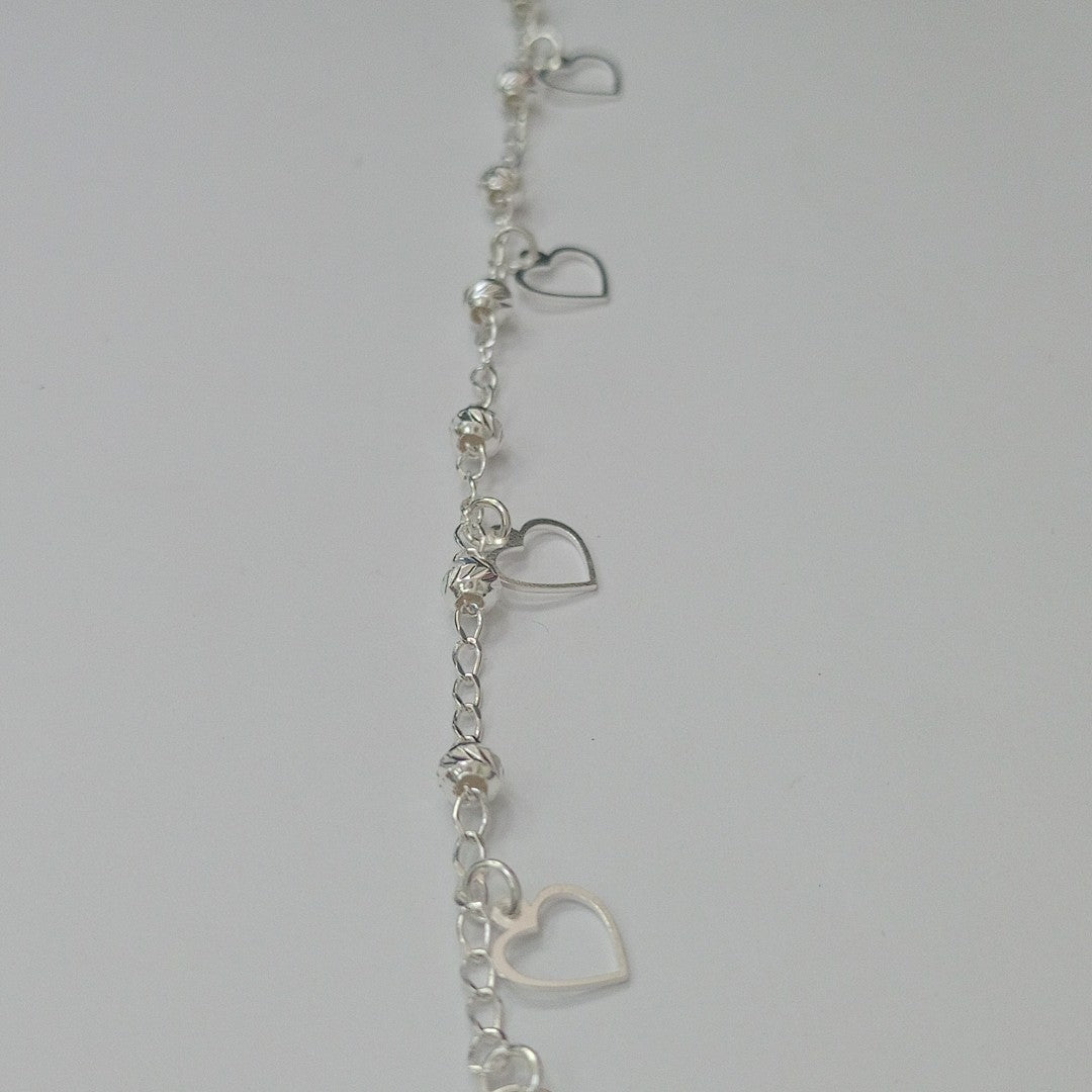 PULSERA TEJIDO ESPECIAL PLATA .925 18 CM 2.6 GR (NUEVO)