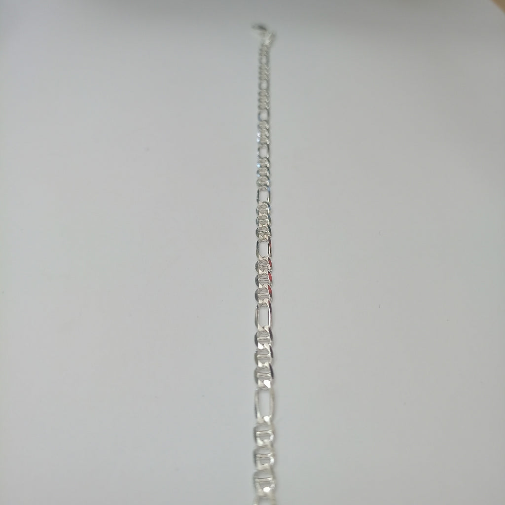 PULSERA TEJIDO 3X1 PLATA .925 16 CM 2.8 GR (NUEVO)