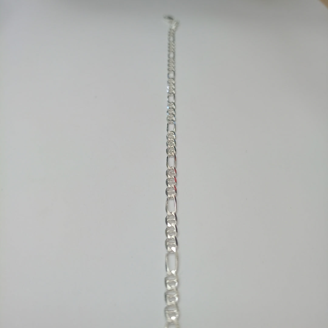 PULSERA TEJIDO 3X1 PLATA .925 16 CM 2.8 GR (NUEVO)