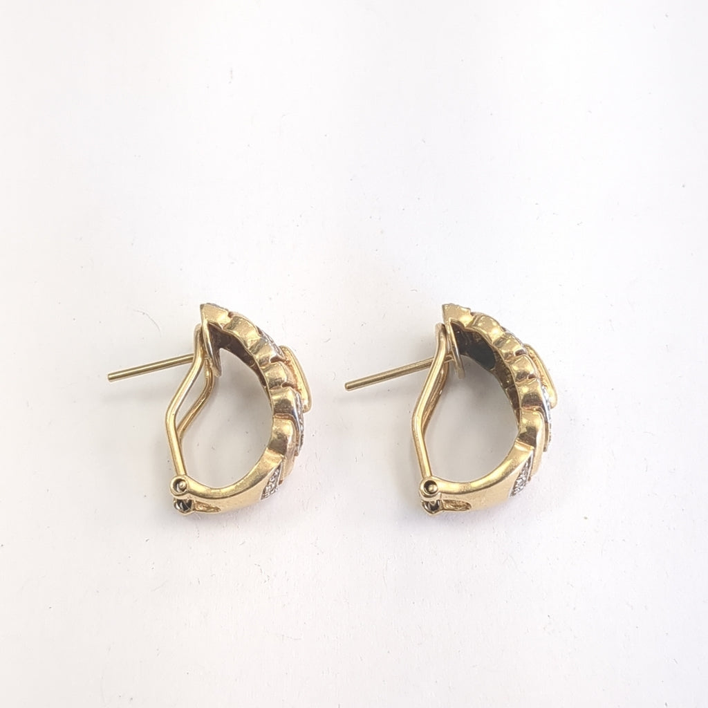 ARRACADAS PAR ORO 14 K 8.2 GRMS (SEMINUEVO)