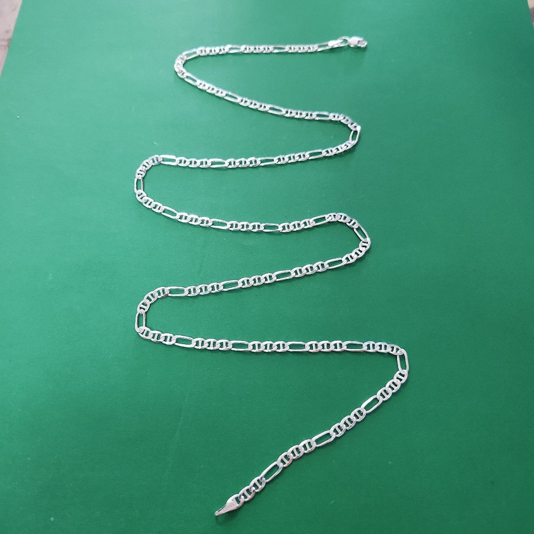 CADENA TEJIDO 3X1 PLATA .925 60 CM 8.4 GR (NUEVO)