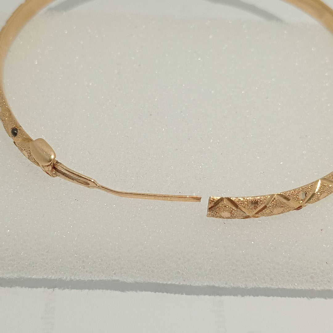 PULSERA RIGIDA ORO 14 K 6,40 GRMS (SEMINUEVO)