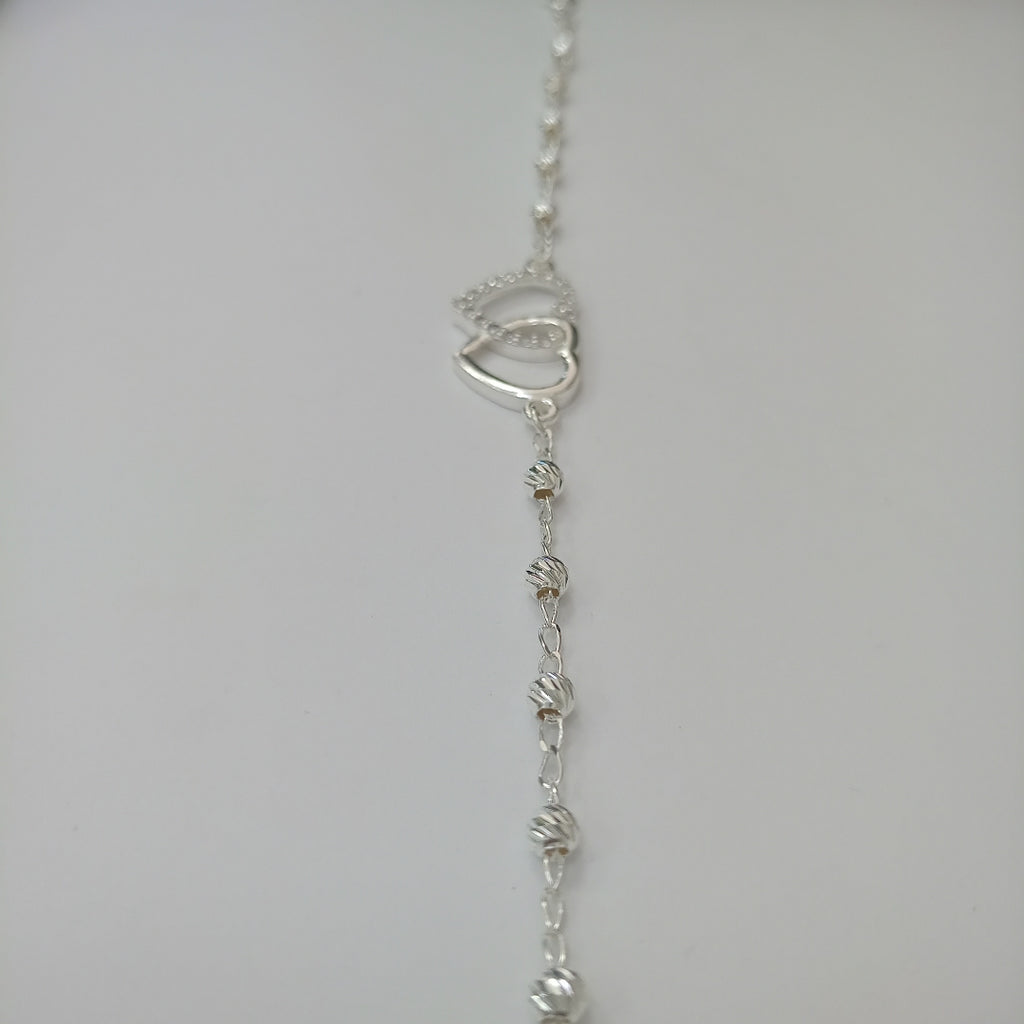 PULSERA TEJIDO TEJIDO ESPECIAL PLATA .925 18 CM 3.9 GR (NUEVO)