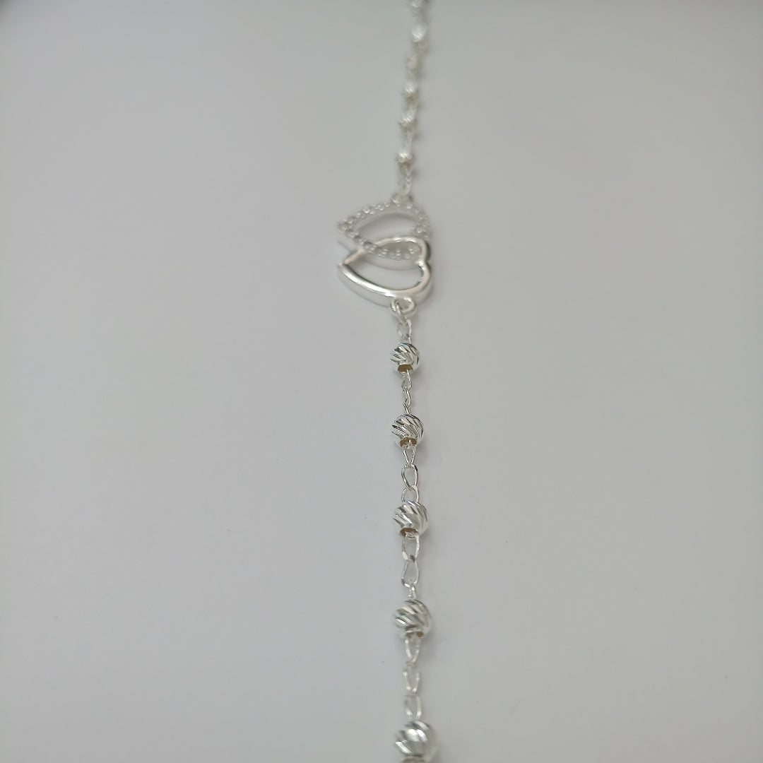 PULSERA TEJIDO TEJIDO ESPECIAL PLATA .925 18 CM 3.9 GR (NUEVO)