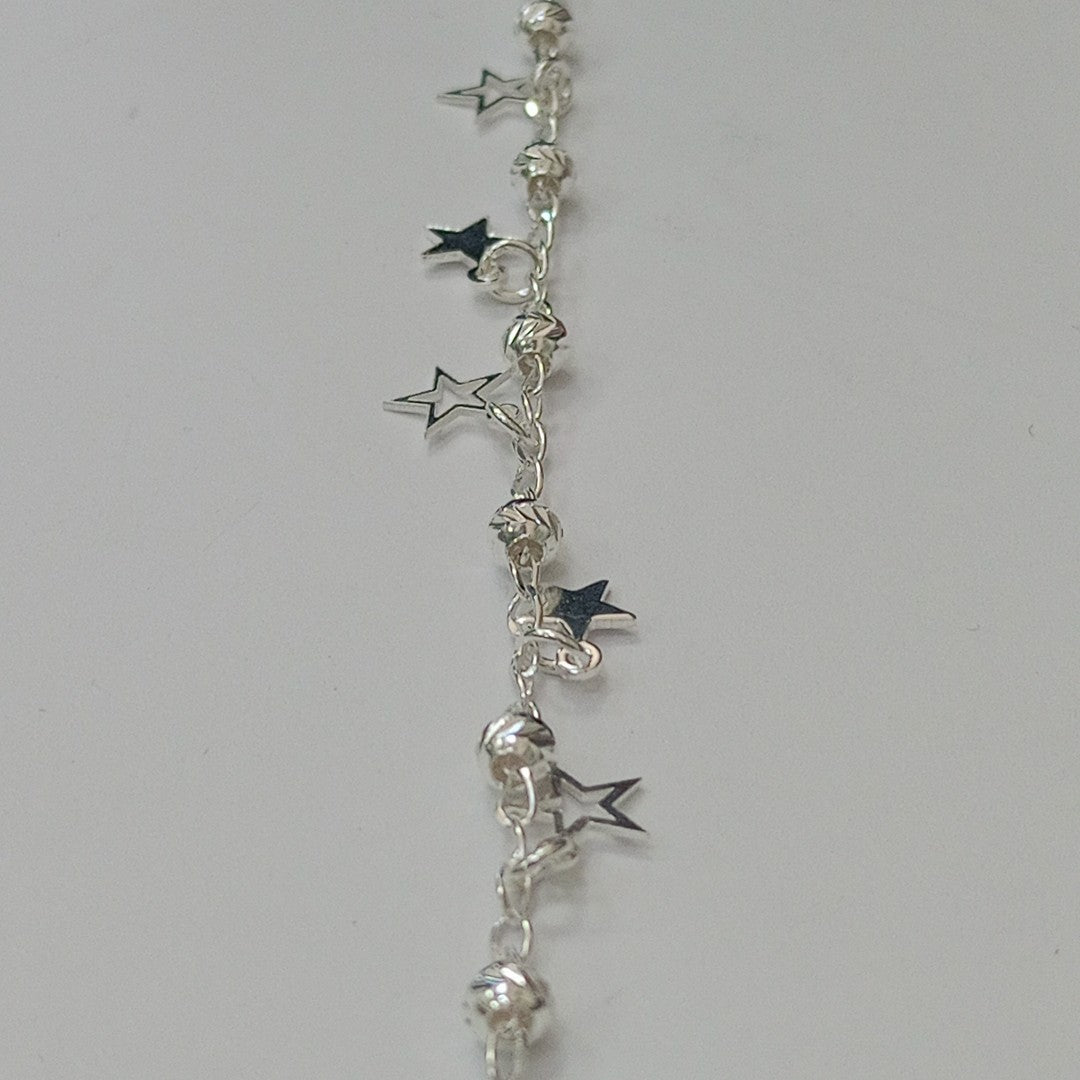 PULSERA TEJIDO ESPECIAL PLATA .925 18 CM 3.1 GR (NUEVO)
