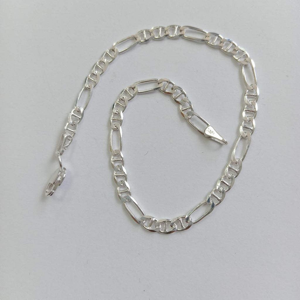 PULSERA TEJIDO 3X1 PLATA .925 16 CM 2.8 GR (NUEVO)