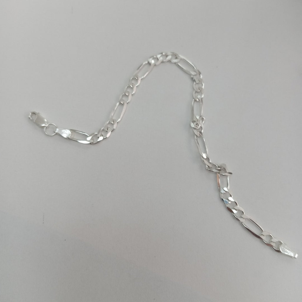 PULSERA TEJIDO 3X1 PLATA .925 18 CM 6 GR (NUEVO)
