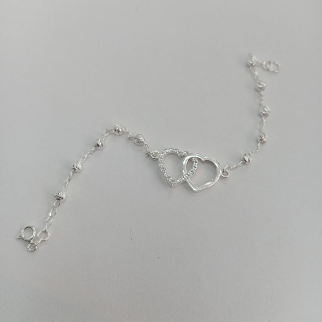 PULSERA TEJIDO TEJIDO ESPECIAL PLATA .925 18 CM 3.9 GR (NUEVO)