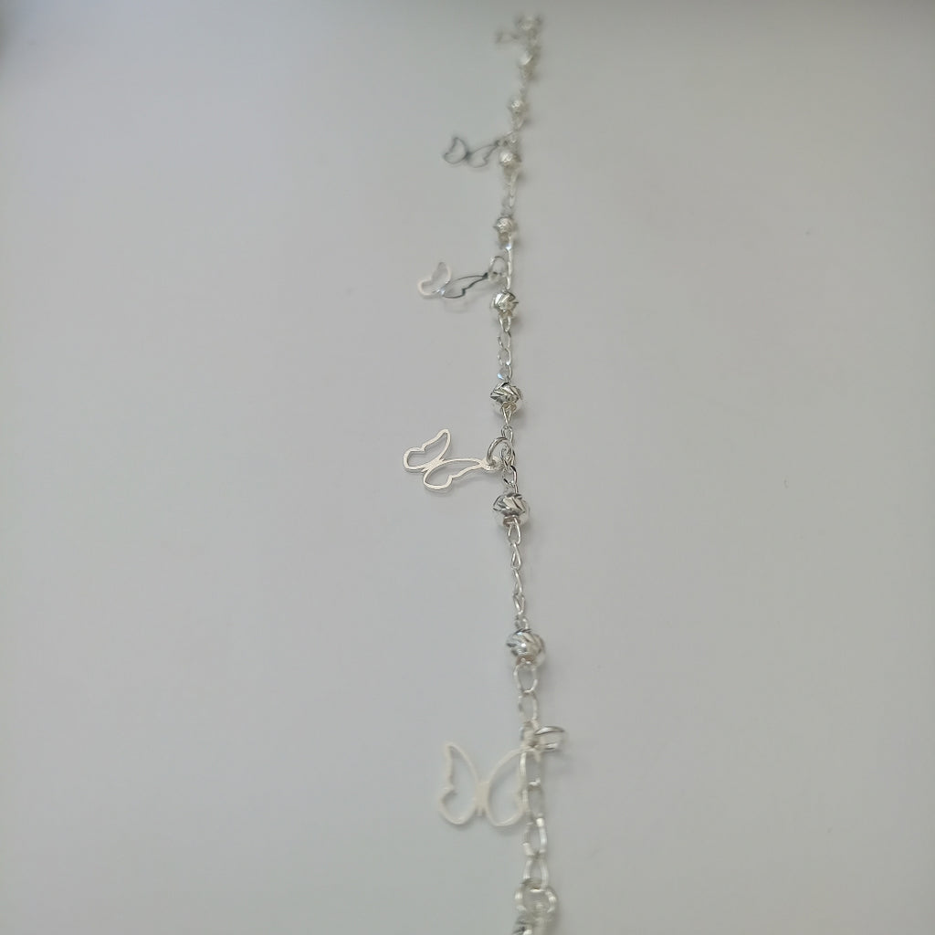 PULSERA TEJIDO ESPECIAL PLATA .925 18 CM 2.8 GR (NUEVO)