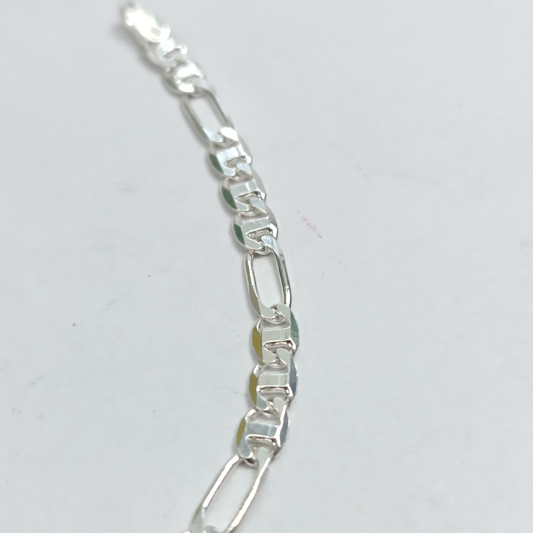 PULSERA TEJIDO 3X1 PLATA .925 16 CM 3.1 GR (NUEVO)