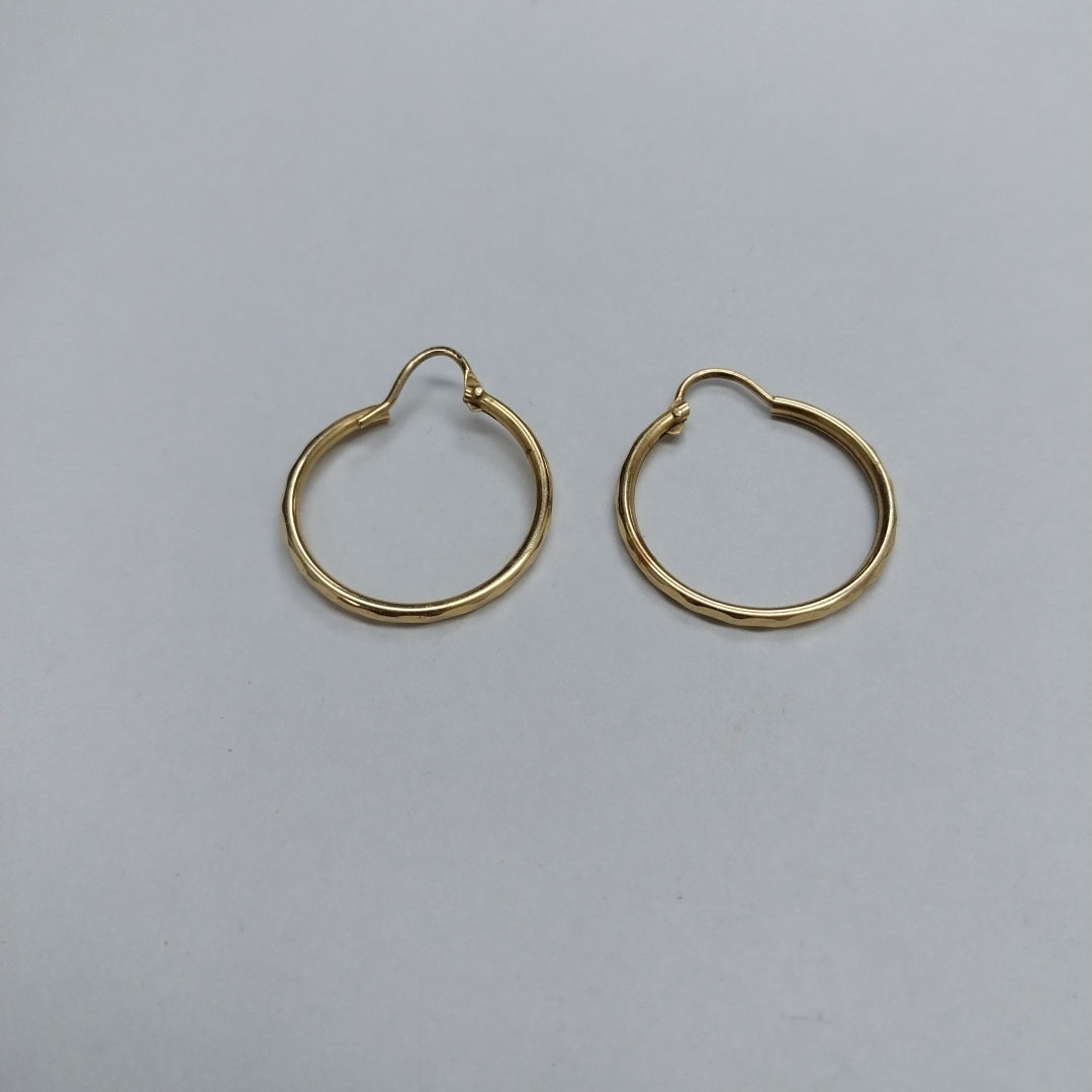 ARRACADAS PAR ORO 14 K 1.5 GRMS (SEMINUEVO)