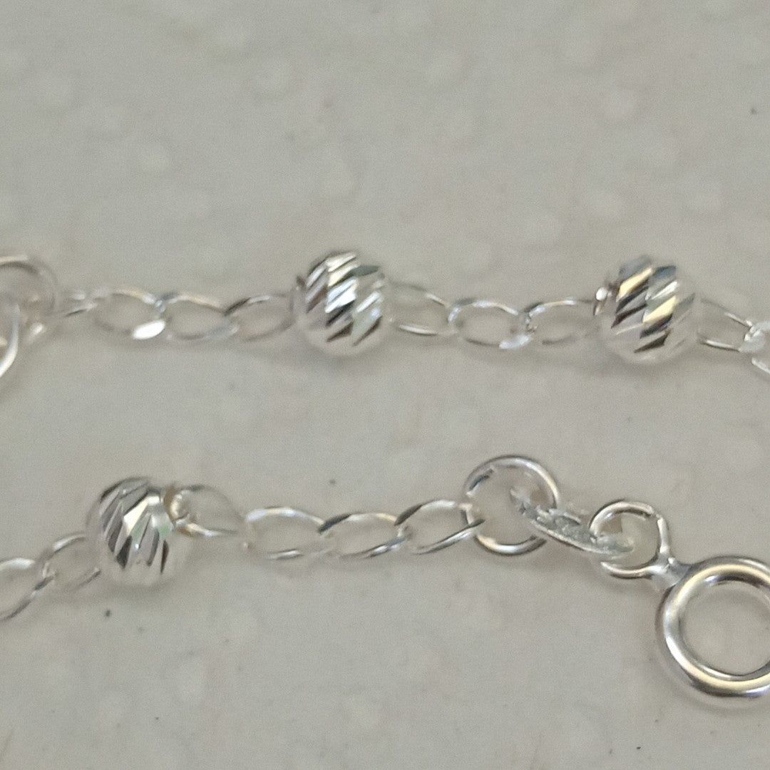 PULSERA TEJIDO TEJIDO ESPECIAL PLATA .925 18 CM 4.1 GR (NUEVO)