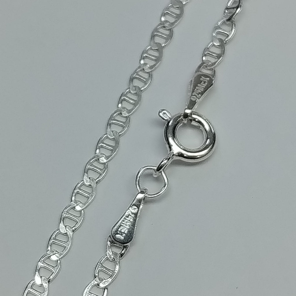 CADENA TEJIDO GUCHI PLATA .925 60 CM 4 GR (NUEVO)