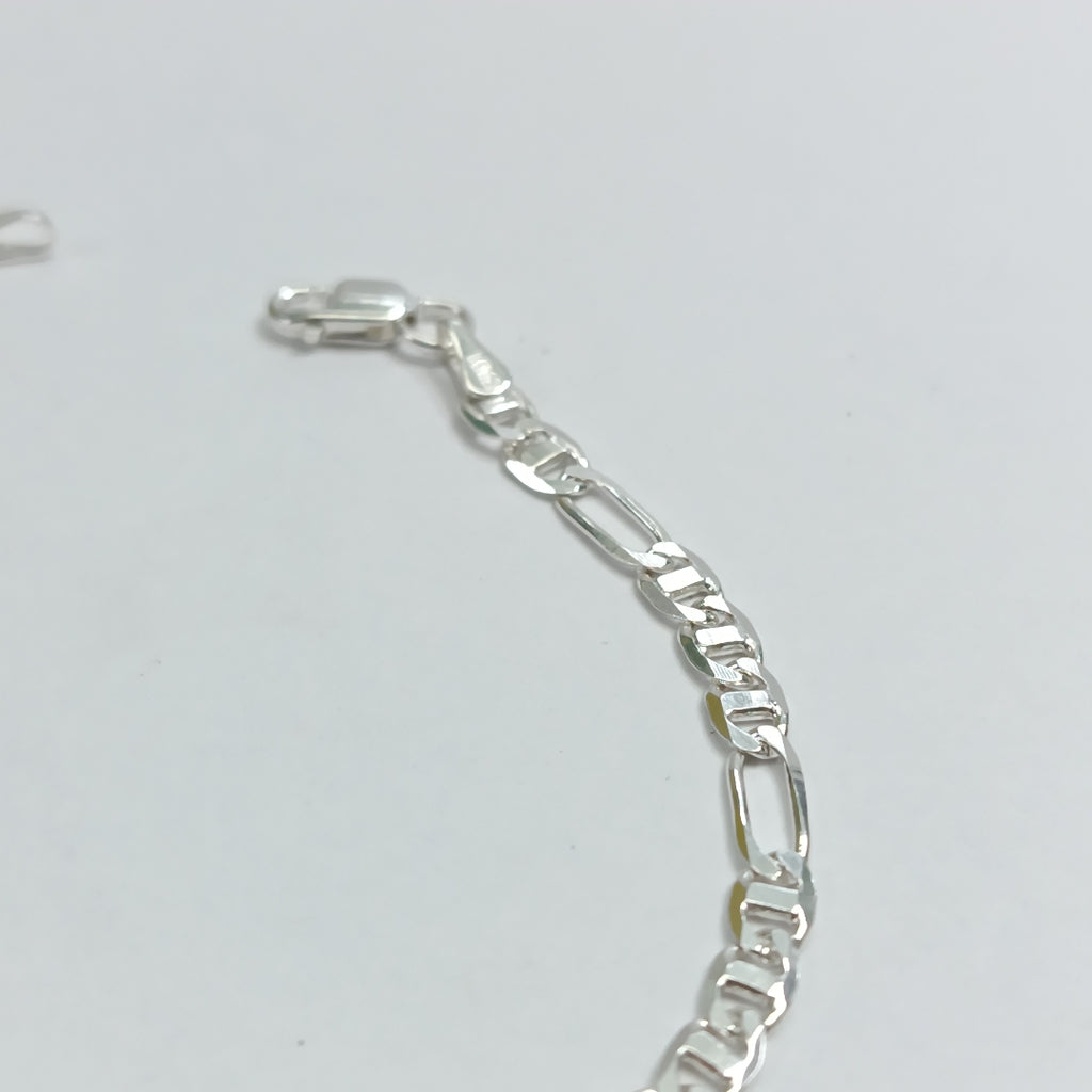 PULSERA TEJIDO 3X1 PLATA .925 16 CM 2.9 GR (NUEVO)