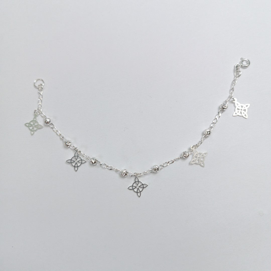 PULSERA TEJIDO ESPECIAL PLATA .925 18 CM 3.2 GR (NUEVO)