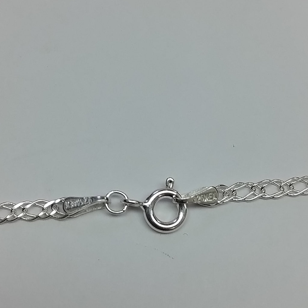 CADENA TEJIDO ESLABONES PLATA .925 55 CM 4 GR (NUEVO)