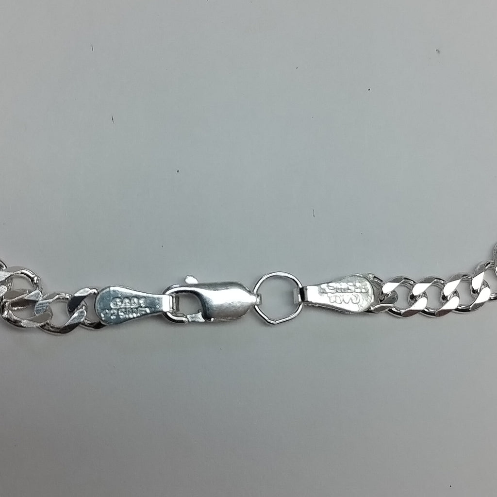 CADENA TEJIDO BARBADO PLATA .925 55 CM 12.9 GR (NUEVO)