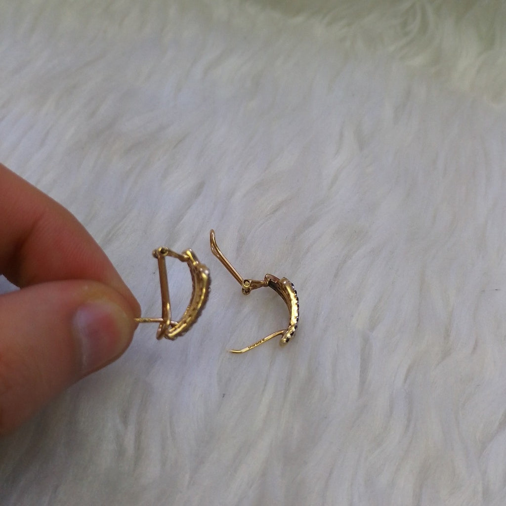 ARETES PAR ORO 10 K 3.4 GRMS (SEMINUEVO)