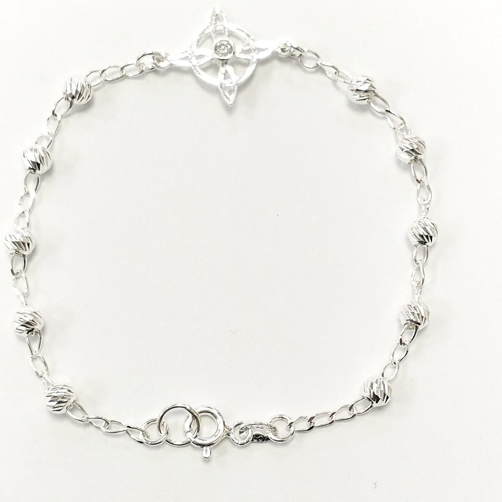 PULSERA TEJIDO ESPECIAL PLATA .925 18 CM 2.8 GR (NUEVO)