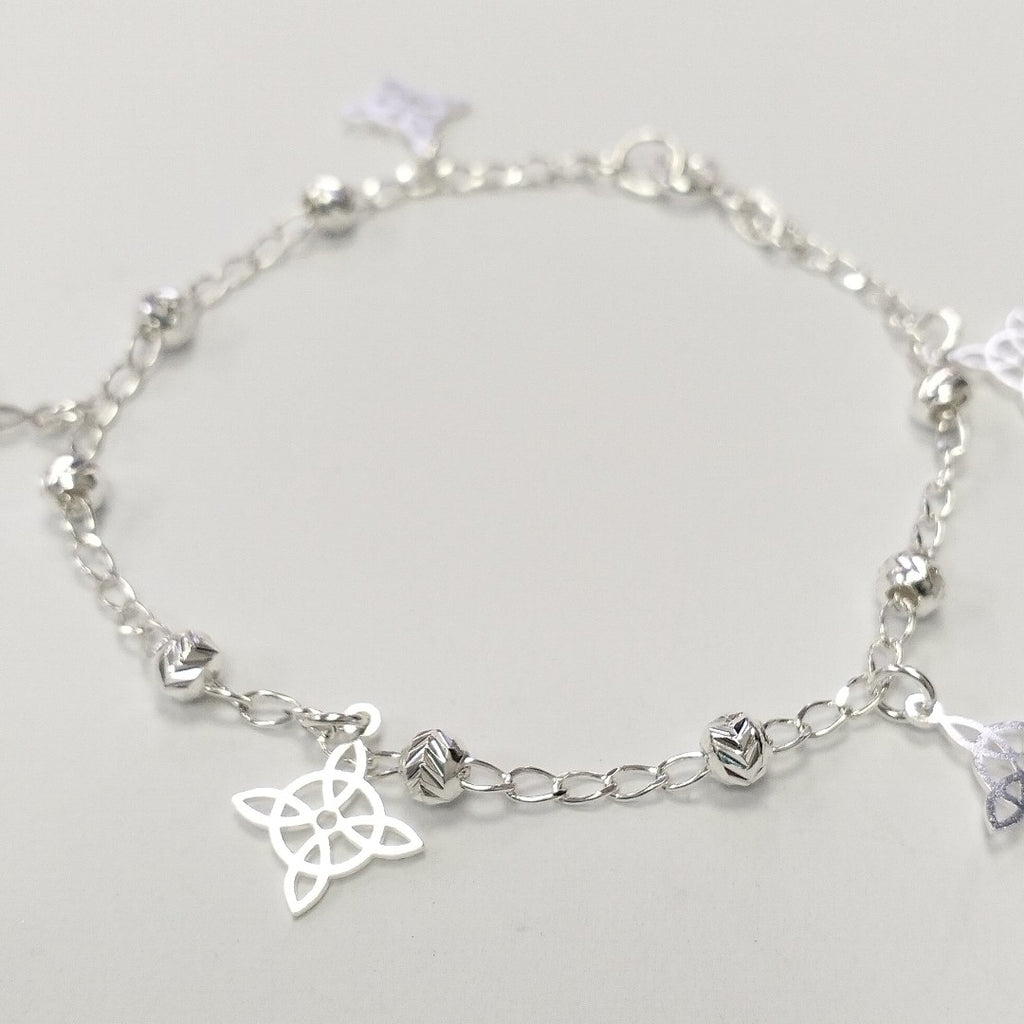 PULSERA TEJIDO ESPECIAL PLATA .925 18 CM 3.1 GR (NUEVO)