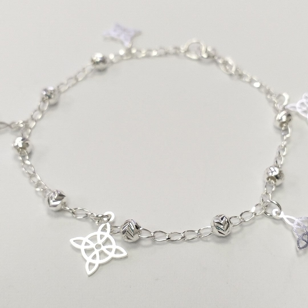 PULSERA TEJIDO ESPECIAL PLATA .925 18 CM 3.1 GR (NUEVO)