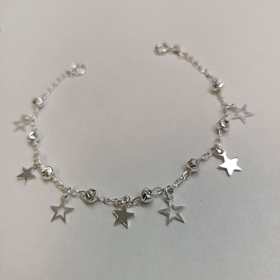 PULSERA TEJIDO ESPECIAL PLATA .925 18 CM 3.1 GR (NUEVO)