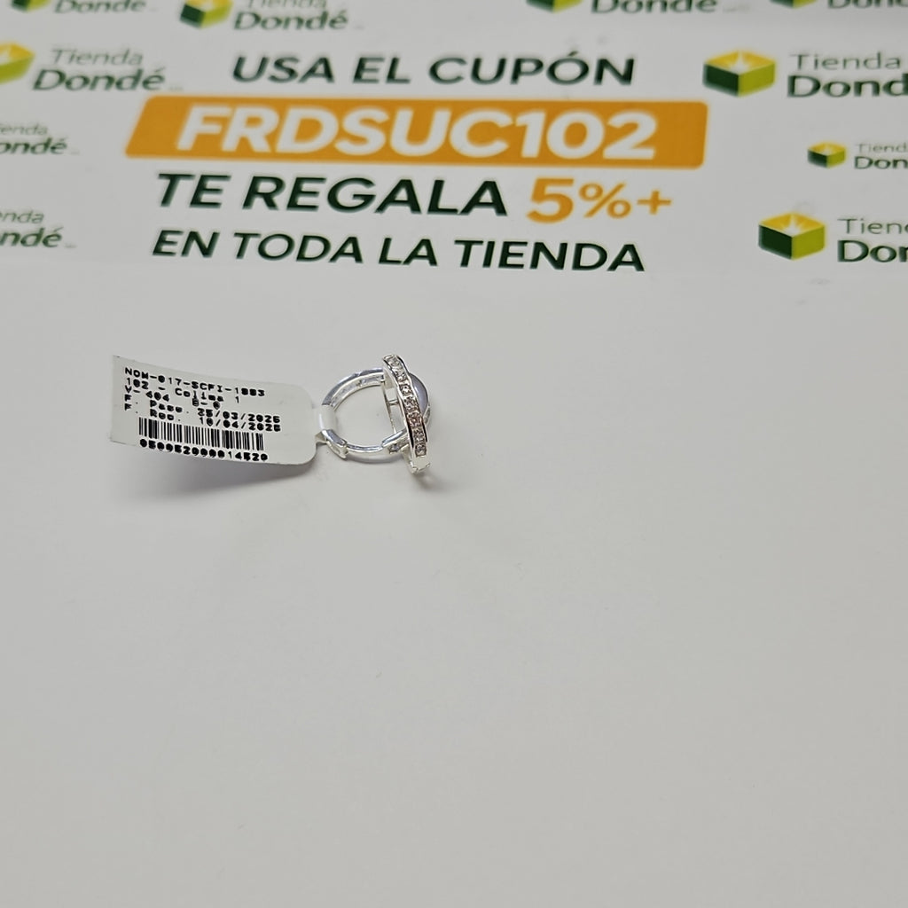 ARRACADAS C/CIRCONIAS PLATA .925 2.1 GR (NUEVO)