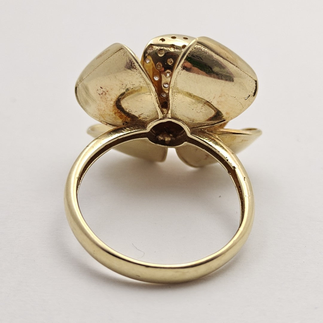 ANILLITO ORO COMBINADO 14 K 9,20 GRMS (SEMINUEVO)