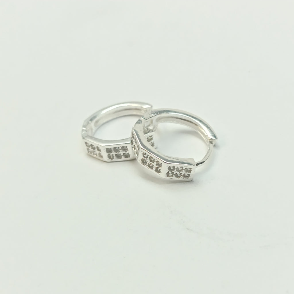 ARRACADAS C/CIRCONIAS PLATA .925 2.6 GR (NUEVO)