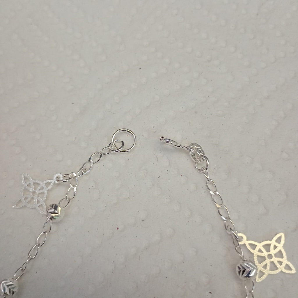 PULSERA TEJIDO ESPECIAL PLATA .925 18 CM 3.2 GR (NUEVO)