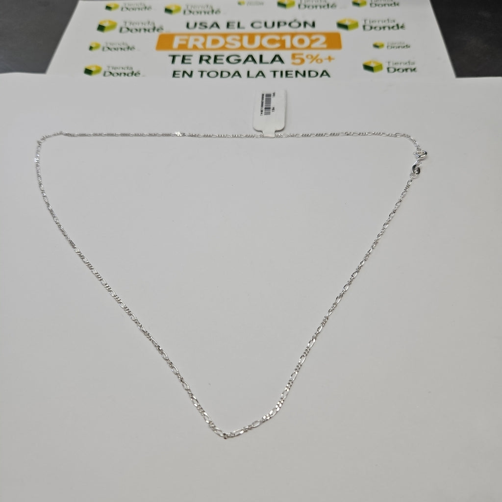 CADENA TEJIDO 3X1 PLATA .925 50 CM 2.2 GR (NUEVO)