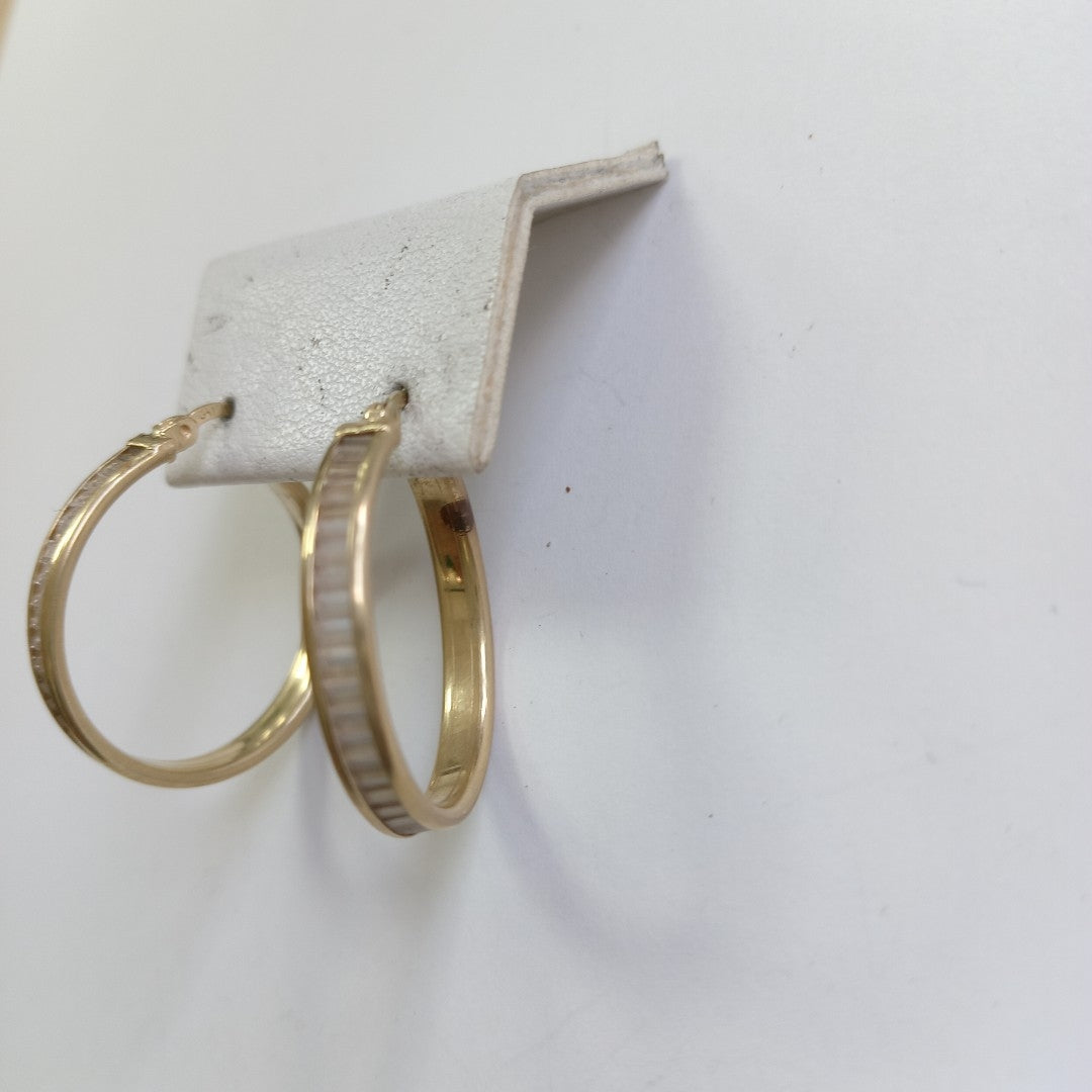 ARRACADAS PAR ORO 10 K 3.3 GRMS (SEMINUEVO)