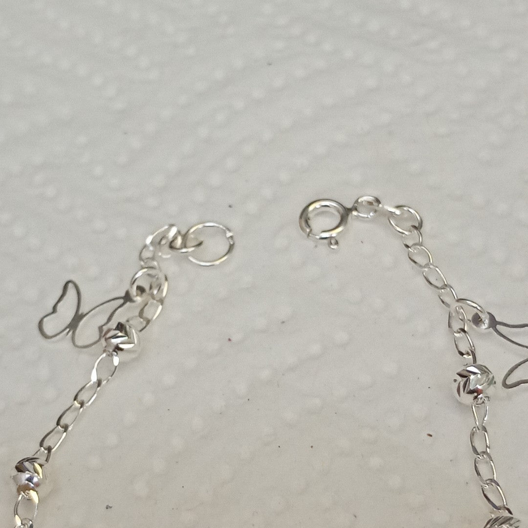 PULSERA TEJIDO ESPECIAL PLATA .925 18 CM 2.9 GR (NUEVO)