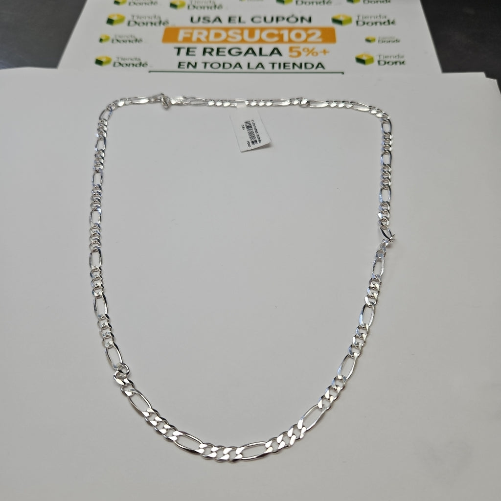 CADENA TEJIDO 3X1 PLATA .925 55 CM 15.9 GR (NUEVO)
