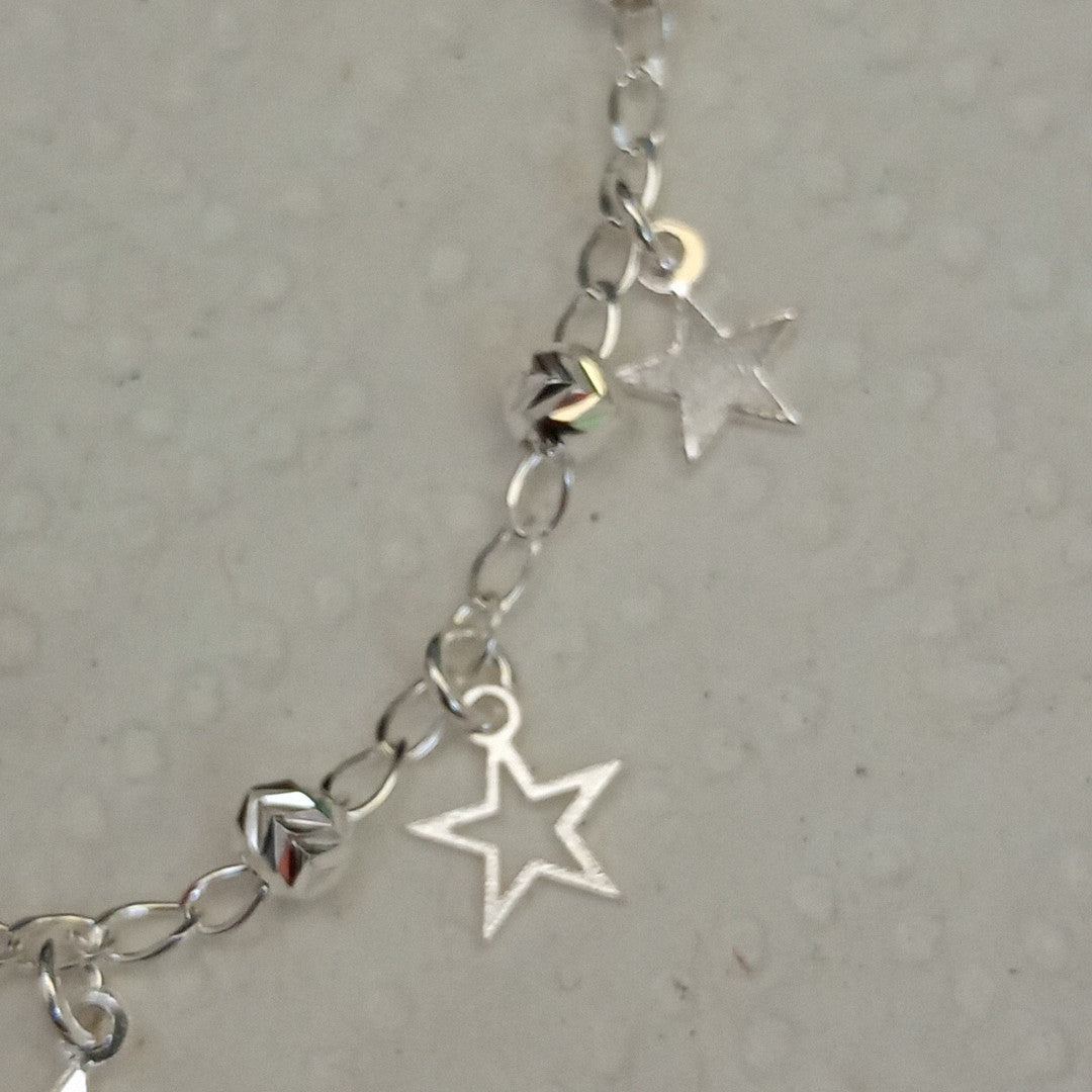 PULSERA TEJIDO ESPECIAL PLATA .925 18 CM 3.1 GR (NUEVO)