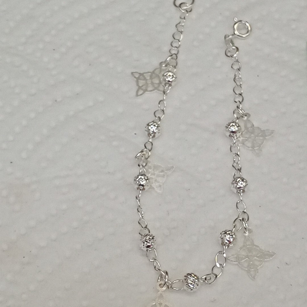 PULSERA TEJIDO ESPECIAL PLATA .925 18 CM 3.2 GR (NUEVO)