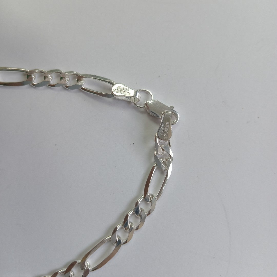 PULSERA TEJIDO 3X1 PLATA .925 18 CM 5.8 GR (NUEVO)